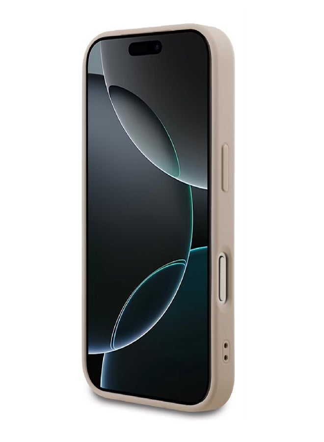 Guess MagSafe 4G PU Leather Case with Small 4G & Classic Metal Logo for iPhone 17 Pro Max - Pink - Image 3